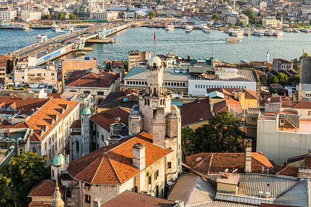 istock Istanbul aerial view at sunset 480174852