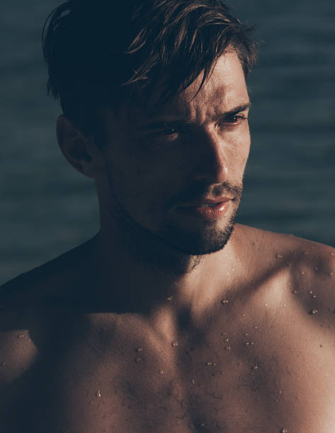 istock Sexy handsome Caucasian young man looking aside 480182426