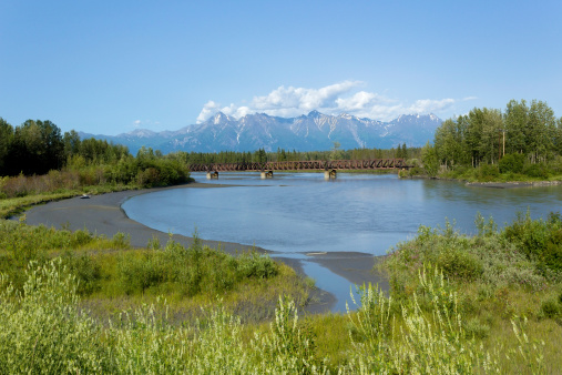 Knik River in the U.S. state of Alaska.