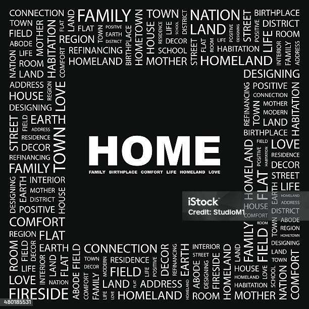 Home Stock Illustration - Download Image Now - Home Ownership, Organized Group, Abstract