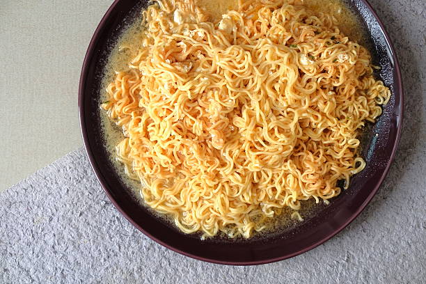 istock Instant noodle - junk food 480191232