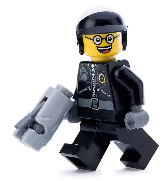 레고 무비 Minifigure 가용부품 Cop 경찰관에 대한 스톡 사진 및 기타 이미지 - 경찰관, 0명, 다중 색상 - Istock