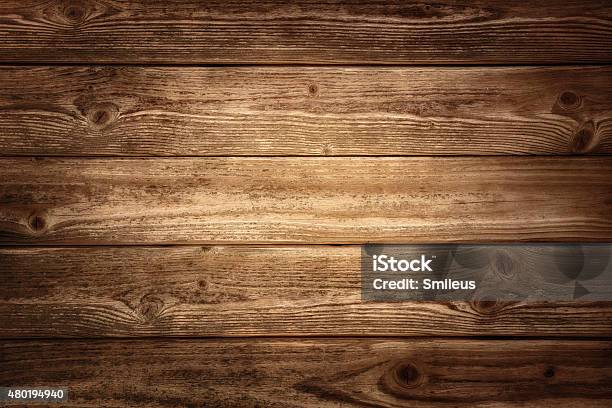 Rustic Wood Planks Background Stock Photo - Download Image Now - Backgrounds, Plank - Timber, Rustic