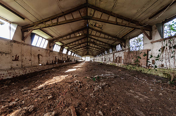 Abandoned barn stock photo