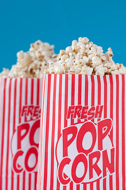 Popcorn, get your popcorn stock photo