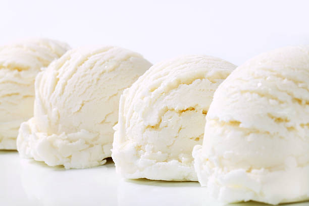 istock Scoops of white ice cream 480202638