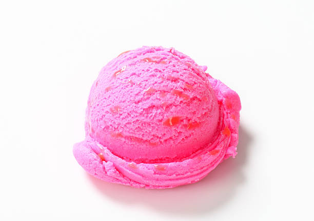 istock Scoop of pink ice cream 480206890