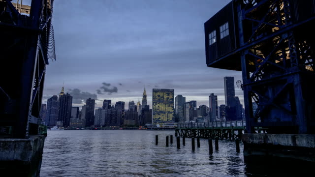 Manhattan skyline at Twilight