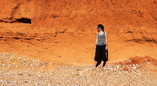 istock Girl with desert background 480211365