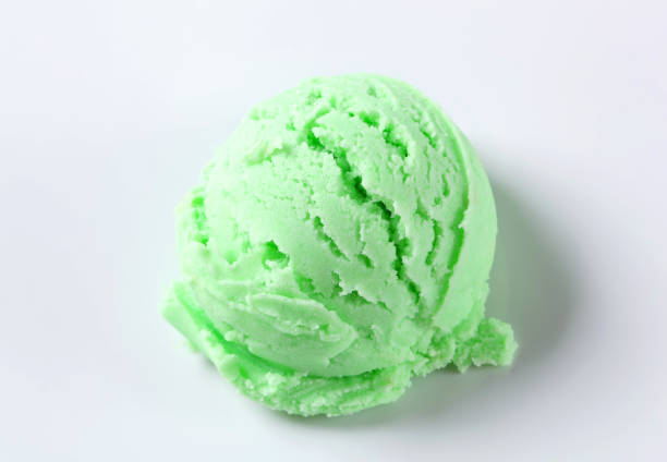 istock Scoop of green ice-cream 480211372