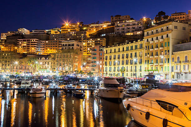 istock Yachts anchored in harbor in Naples, Italy 480211576