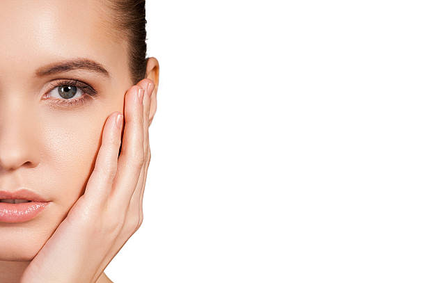 istock Taking care of her face. 480212443