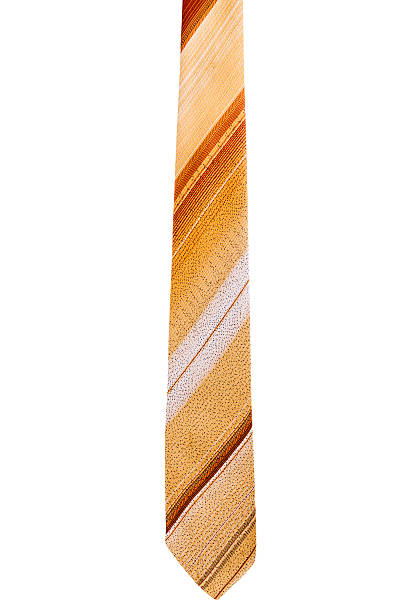 istock Brown and yellow striped tie 480216902