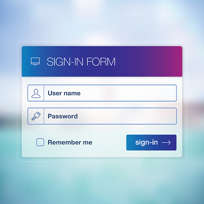 Screen Interface Simple Modern User Interface Screen Template For Mobile Smart Phone Or Stock ...