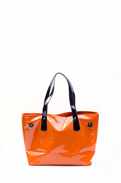 istock Orange women bag 480217883