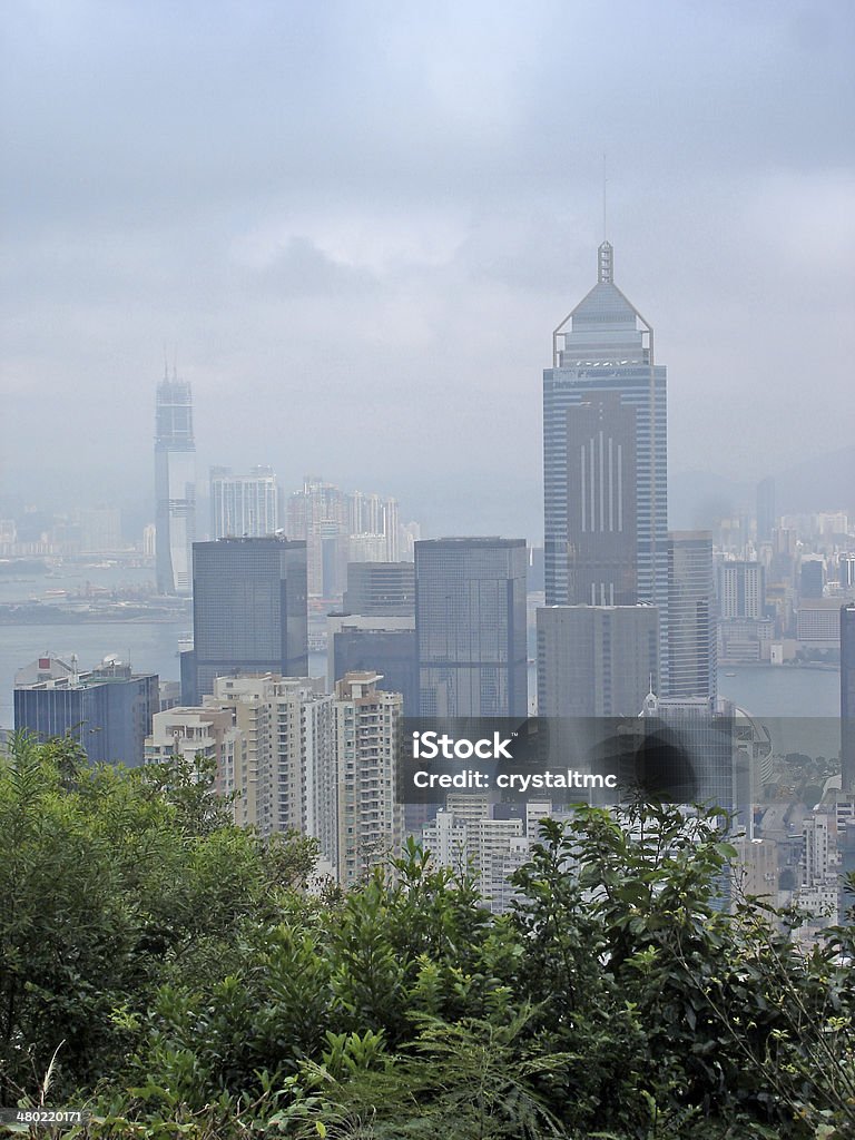 Horizonte de Hong Kong - Foto de stock de Agua libre de derechos