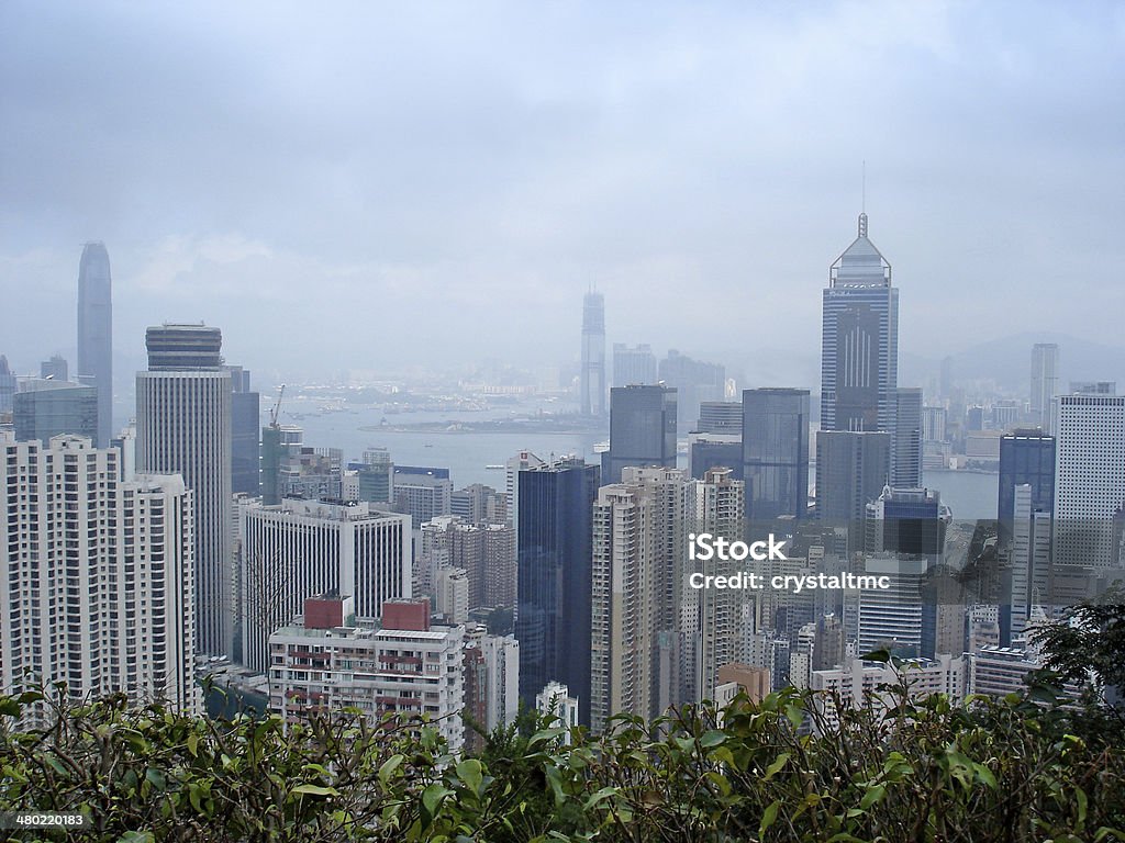 skyline de Hong Kong - Royalty-free Alto - Descrição Física Foto de stock