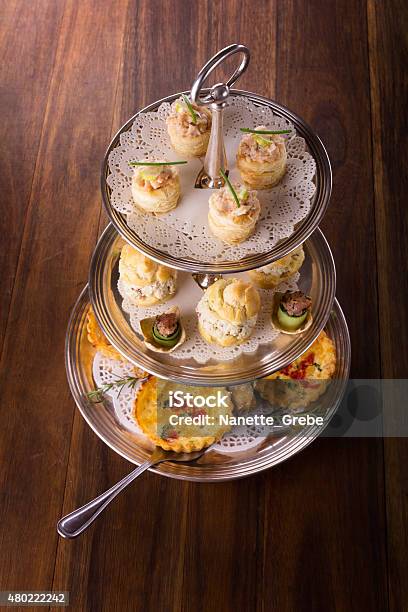 Savory Pastry Selection Stock Photo - Download Image Now - 2015, Appetizer, Baked