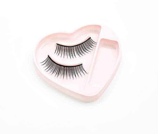 istock Pair of False Lashes in a Box on a White Background 480222604
