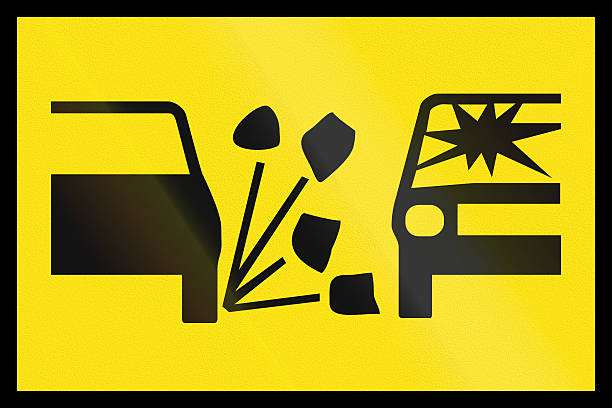 An Australian temporary roadwork sign: Loose gravel