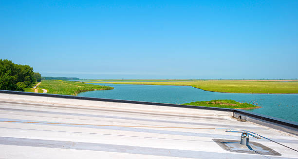 istock Modern bird hide along a lake in summer 480224790