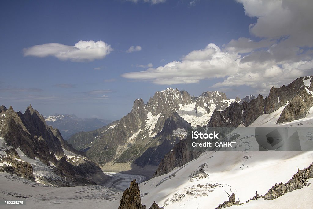 Mont Blanc - Zbiór zdjęć royalty-free (Aiguille de Midi)