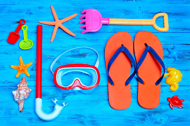 istock summer stuff, such as a pair of flip-fllops 480228638