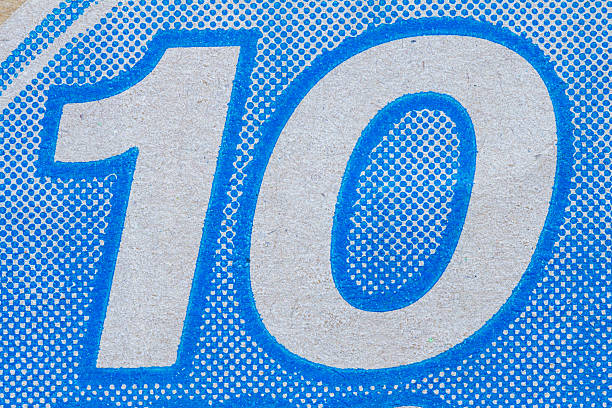 istock Close-up number 10 on the box 480229182