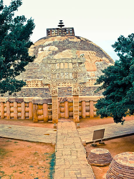 istock Sanchi stupa, East gate 480229548