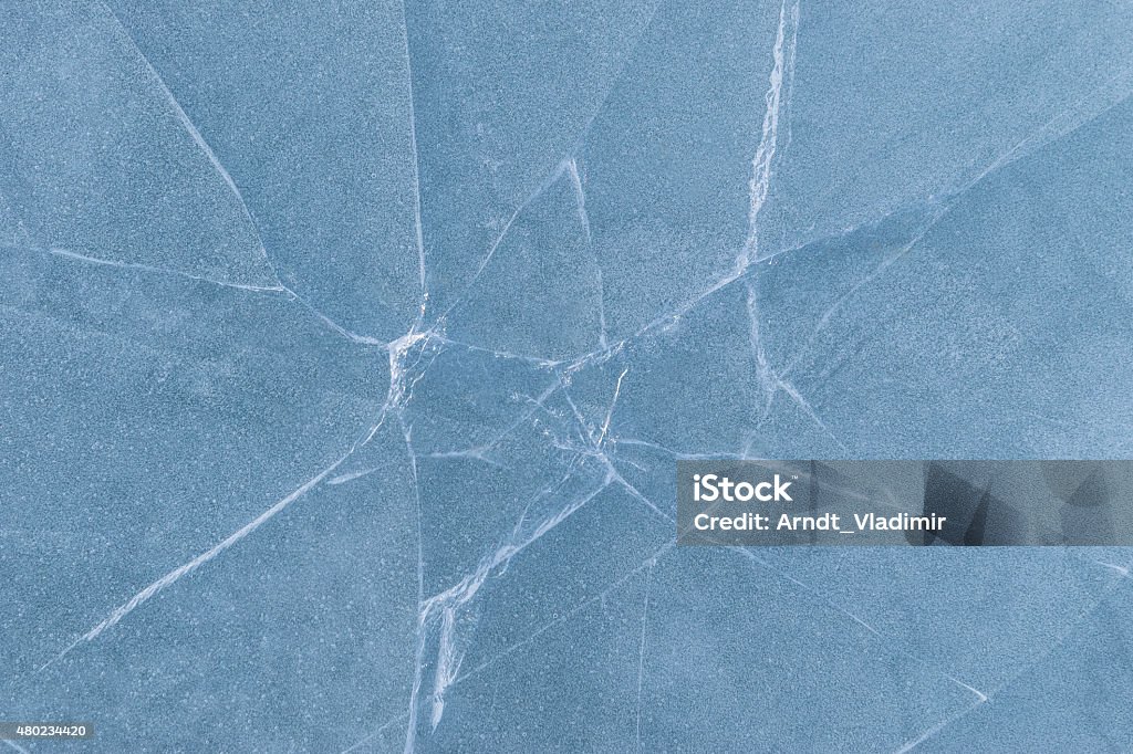 Texture of ice. Texture of ice of Sea of Japan Cracked Stock Photo