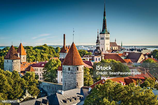 Tallinn Estonia Stock Photo - Download Image Now - Tallinn, Estonia, Old Town