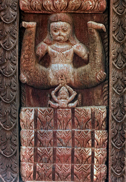istock Tantric wood carvings showing birth 480241627