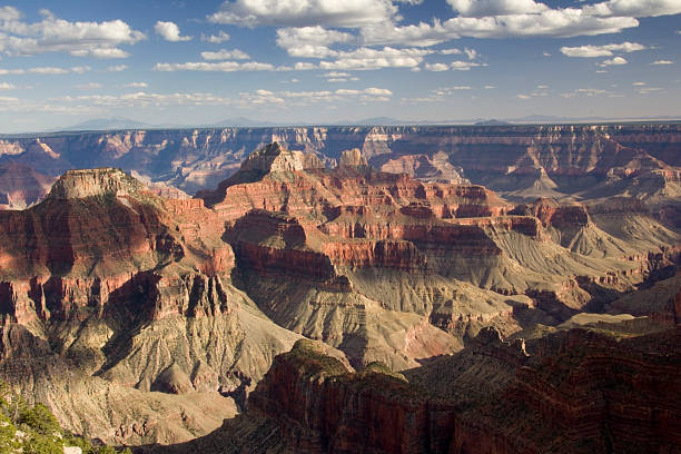 Vishnu Temple Grand Canyon stock photo