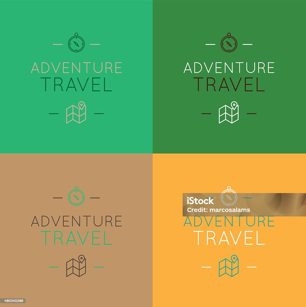 Adventure Tour Vector Adventure Travel Stock Illustration - Download Image Now - Adventure ...