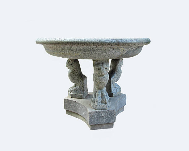 istock Antique stone fountain. 480250710