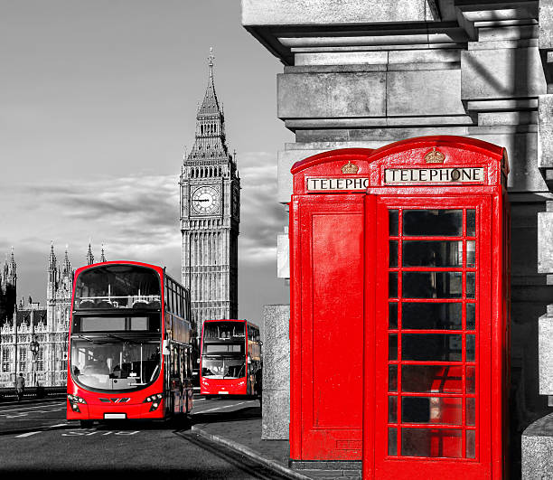 istock London symbols with Big Ben in England, UK 480251214