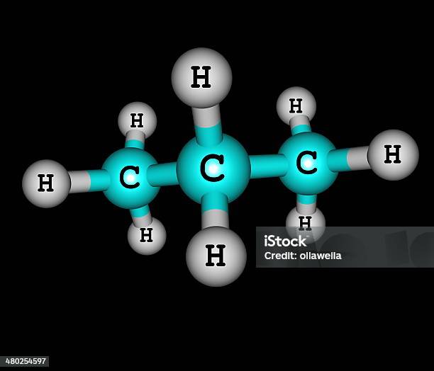 분자 구조를 프로판 검은 3차원 형태에 대한 스톡 사진 및 기타 이미지 - 3차원 형태, 가솔린, 가연성