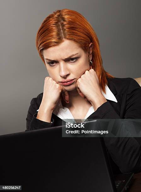Worried Businesswoman Stock Photo - Download Image Now - 20-24 Years, Adult, Adults Only