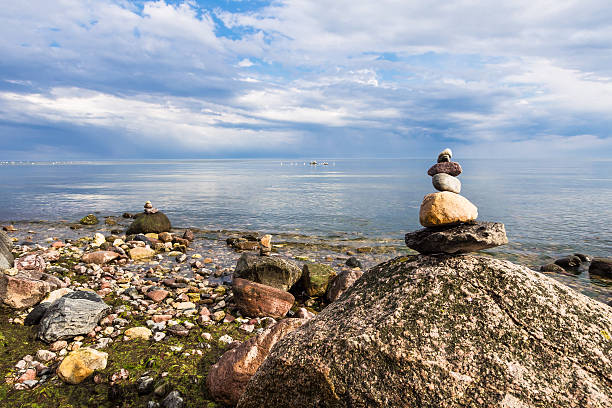 Foundlings on shore of the Baltic Sea