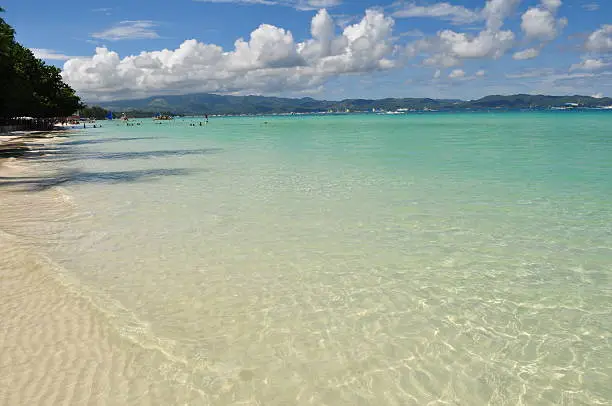 Beach with clear water