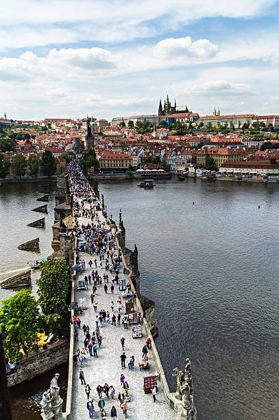istock PRAGUE, CZECH REPUBLIC : People on the Charles Bridge 480259282
