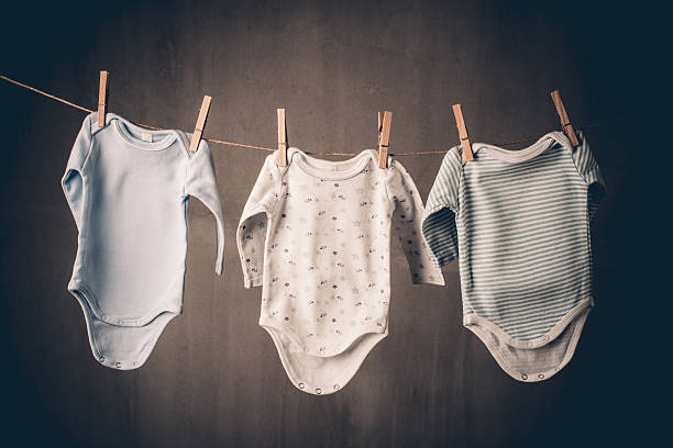 istock Baby goods hanging on the clothesline 480262768