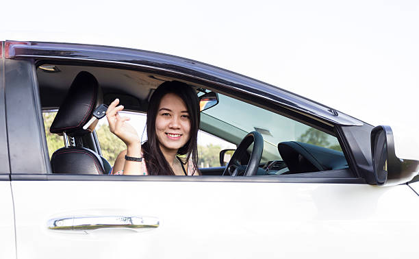 istock Pretty girl in car 480268963