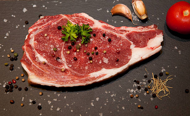 Steak piece stock photo