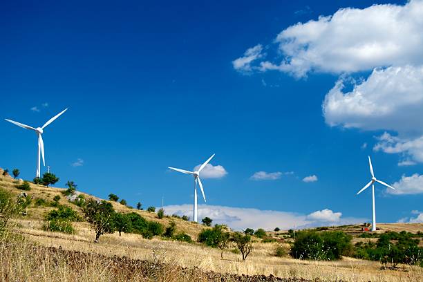 Wind power stock photo