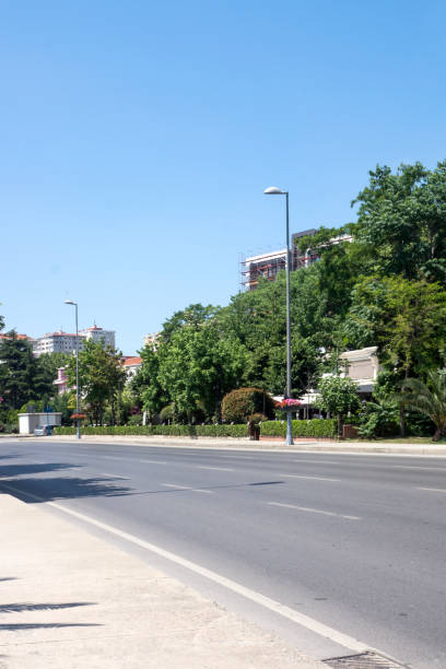 istock Asphalt road and modern city 480275974