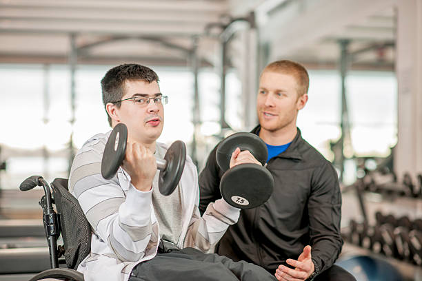 istock Personal Training for Disabled Young Adult 480276004