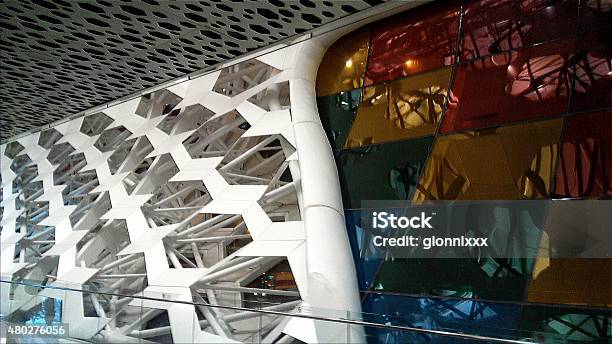 Shenzhen Baoan Airport Terminal Indoor Architecture Stock Photo - Download Image Now