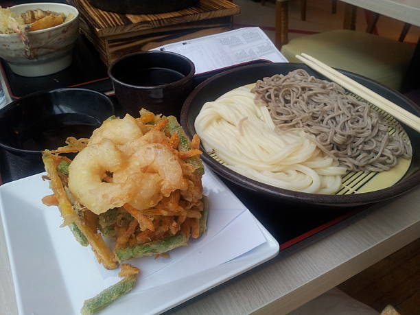 istock Ebi Kakiage with Zaru Udon and Soba Teishoku 480277590