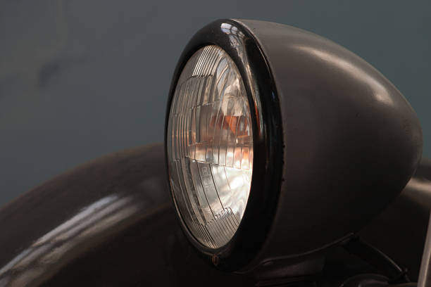 istock Vintage automotive headlight 480277692